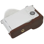 1/4英吋螺紋PU皮革相機半套底座，適用於Sony ZV-E10 / ZV-E10L，適用於Sony ZV-E10