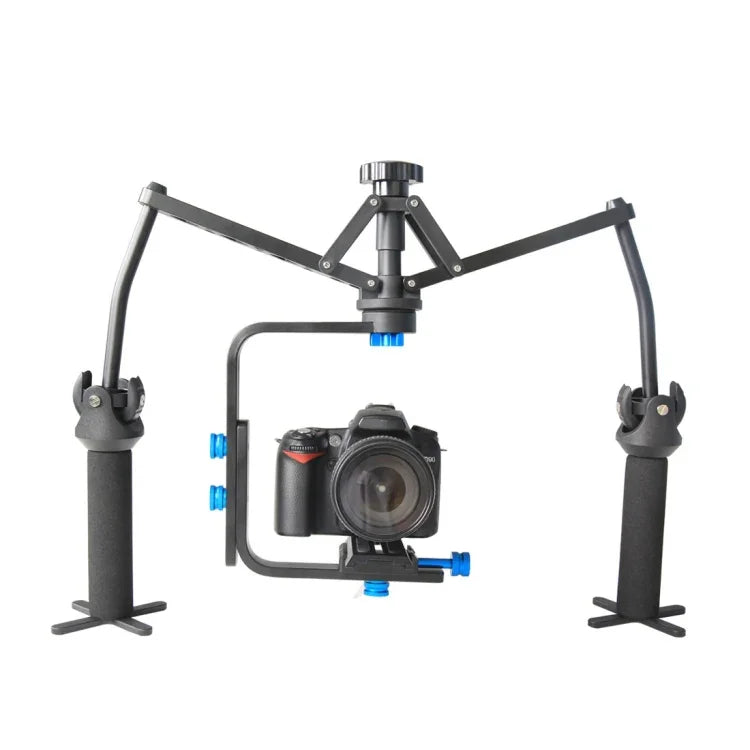 YELANGU YLG-0108F 蜘蛛穩定器帶快拆板，適用於攝錄機DV視頻相機DSLR