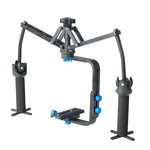 YELANGU YLG-0108F 蜘蛛穩定器帶快拆板，適用於攝錄機DV視頻相機DSLR