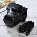 全身相機PU皮革保護包，帶背帶，適用於 Olympus EPL7 / EPL8，適用於 Olympus EPL8