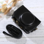 全身相機PU皮革保護包，帶背帶，適用於 Canon PowerShot SX730 HS / SX720 HS，適用於 SX730 HS