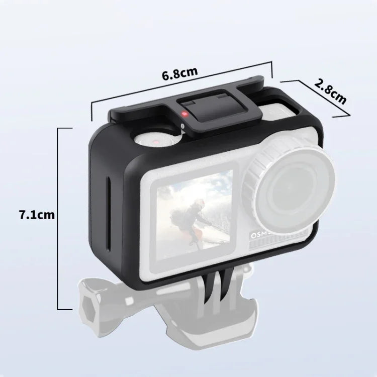 運動相機 PC+ABS 防震保護殼，適用 DJI Osmo Action 1，PC+ABS