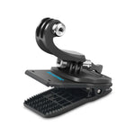 RUIGPRO 360度旋轉J型背包Rec-Mounts夾具夾鉗安裝配有螺絲，適用於GoPro HERO9 Black / HERO8 Black /HERO7 /6 /5、DJI Osmo Action、小蟻及其他運動相機