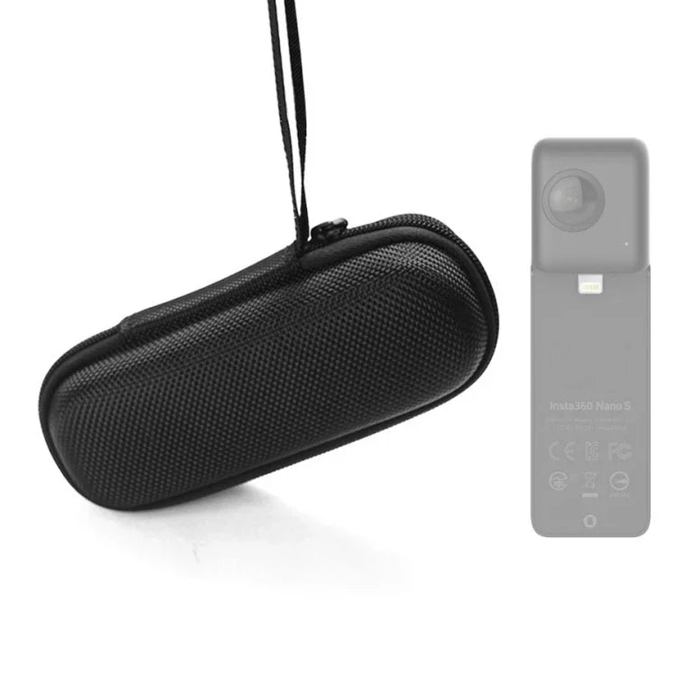 2件組Smart VR360運動相機保護袋，適用於Insta360 Nano S，尺寸：14cm x 6cm x 5.5cm，適用於Insta360 Nano S