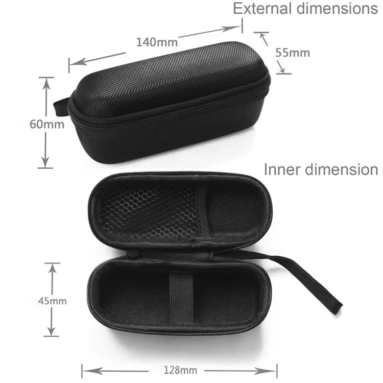 2件組運動全景相機保護袋，適用於Insta360 ONE X，尺寸：14cm x 6cm x 5.5cm，適用於Insta360 ONE X