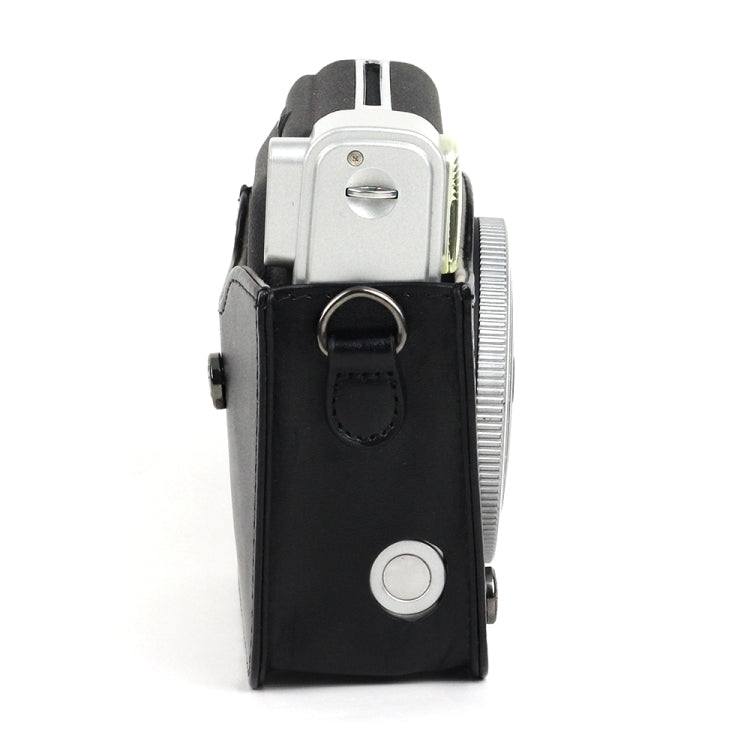 PU 皮革相機保護包，適用於 FUJIFILM Instax Mini 90 相機，附可調式肩帶，適用於 FUJIFILM Instax Mini 90