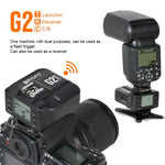 TRIOPO G2 無線閃光燈觸發器 2.4G 接收/發射雙用 TTL 高速觸發器，適用 Canon 相機，G2 適用 Canon 相機