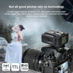 TRIOPO G2 無線閃光燈觸發器 2.4G 接收/發射雙用 TTL 高速觸發器，適用 Canon 相機，G2 適用 Canon 相機