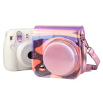 透明 Symphony PVC 相機包附肩帶，適用於 Fujifilm Instax mini 11，適用 Fujifilm Instax mini 11 (PVC)