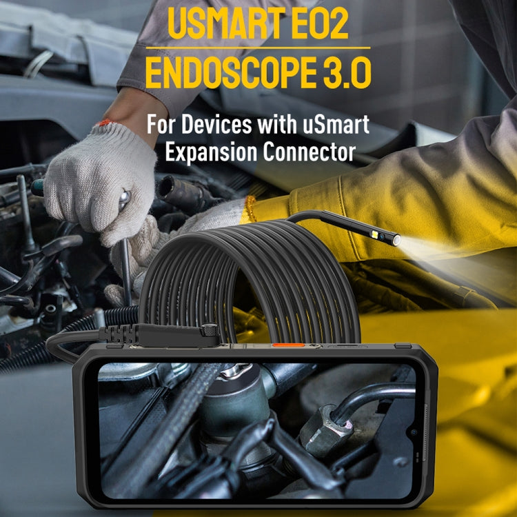 內視鏡 E2 IP67 防水數位內視鏡，適用 Ulefone Armor 9 / 9E / Power Armor 13 / 16 Pro / 18T / Armor Pad，uSmart E2