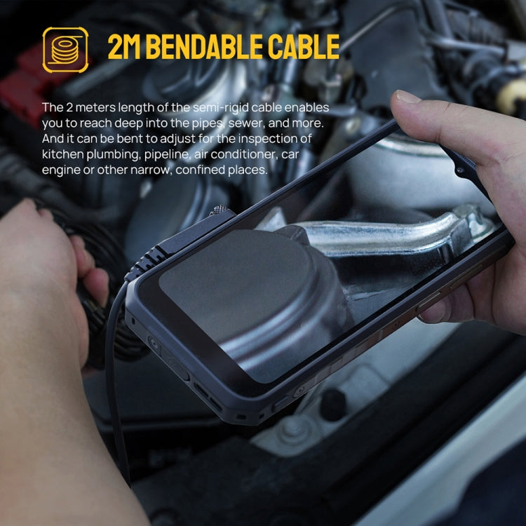 內視鏡 E2 IP67 防水數位內視鏡，適用 Ulefone Armor 9 / 9E / Power Armor 13 / 16 Pro / 18T / Armor Pad，uSmart E2