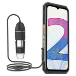 Ulefone uSmart C01 有線數位顯微鏡，適用 Ulefone Armor 18 系列 / 9 / 9E 及 Power Armor 16 系列 / 13 / Armor Pad，uSmart C01