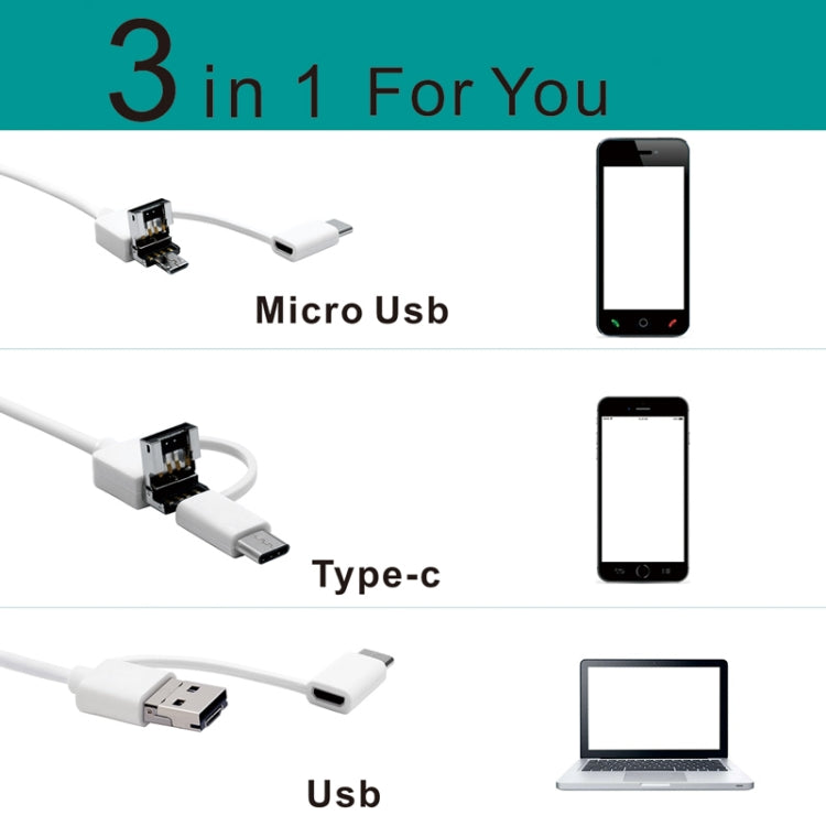 I98 130 萬高清視覺耳垢清潔工具內視鏡，配備 6 顆 LED，鏡頭直徑：5.5mm