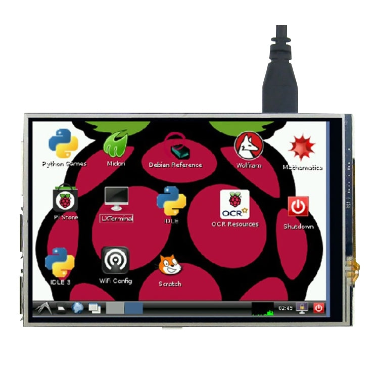 3.5 吋 LCD TFT 觸控螢幕顯示器，附觸控筆，適用 Raspberry Pi