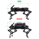 Waveshare WAVEGO 12-DOF Bionic Dog-Like Robot, Basic Version, Basic Version