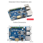 Raspberry Pi CM4 轉 3B 轉接器，適用 Raspberry Pi 3 型號 B/B+，Pi CM4 轉 3B