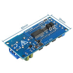 XY-LJ02 6-30V 微型 USB 數位 LCD 顯示延時繼電器模組控制定時開關