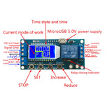 XY-LJ02 6-30V 微型 USB 數位 LCD 顯示延時繼電器模組控制定時開關