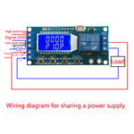XY-LJ02 6-30V 微型 USB 數位 LCD 顯示延時繼電器模組控制定時開關