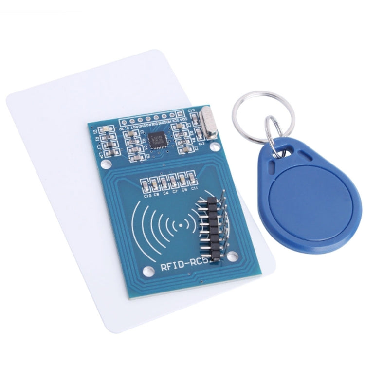 RFID-RC522 DIY 安全鑰匙扣感應器 RF IC 卡模組板