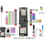 WiFi 藍牙 18560 電池座 太陽能充電模組開發板，T-SIM7000G