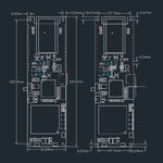 WiFi 藍牙 18560 電池座 太陽能充電模組開發板，T-SIM7000G