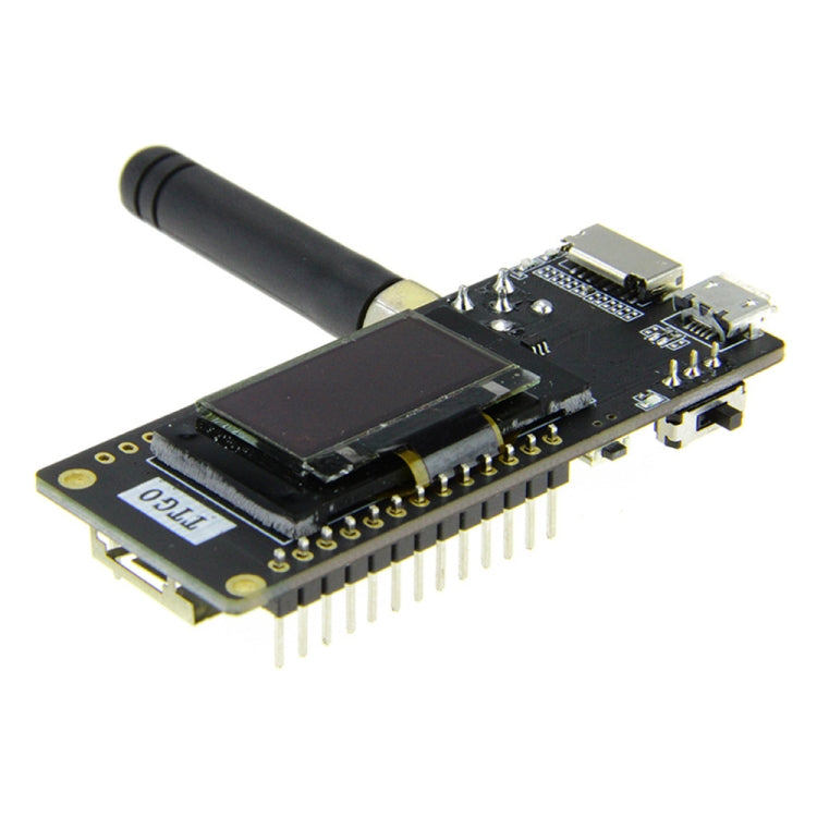 TTGO LORA32 V2.1 ESP32 0.96 吋 OLED 藍牙 WiFi 無線模組 915MHz SMA IP5306 模組含天線，915MHz