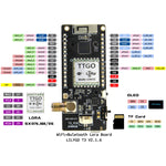 TTGO LORA32 V2.1 ESP32 0.96 吋 OLED 藍牙 WiFi 無線模組 915MHz SMA IP5306 模組含天線，915MHz
