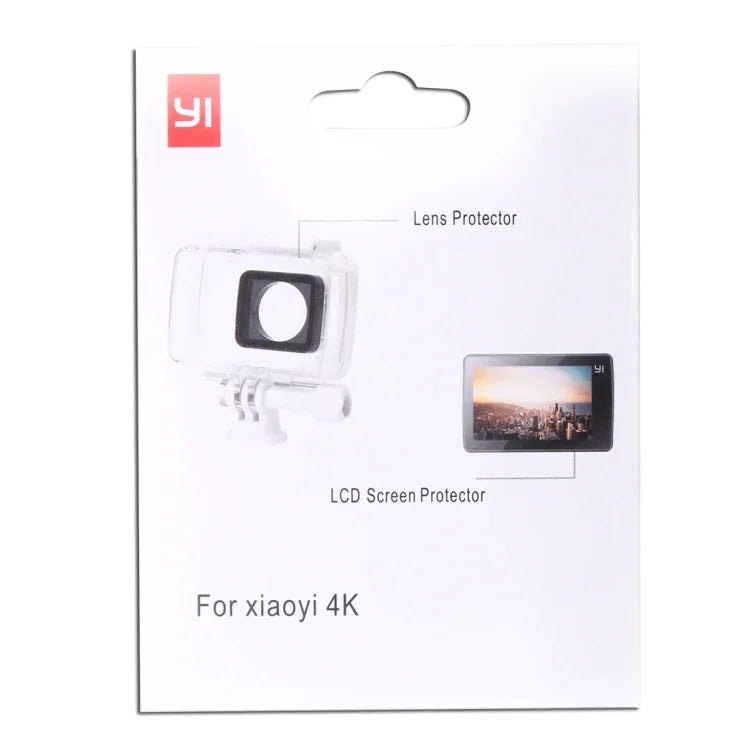 小米小蟻 II 4K 攝影機超清 LCD 螢幕保護貼 + 外殼玻璃鏡頭保護膜
