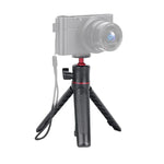 RUIGPRO 多功能可折疊三腳架支架自拍單腳架，帶球頭，適用於 GoPro、Insta360、DJI 及其他運動相機，三腳架單腳架