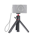RUIGPRO 多功能可折疊三腳架支架自拍單腳架，帶球頭，適用於 GoPro、Insta360、DJI 及其他運動相機，三腳架單腳架