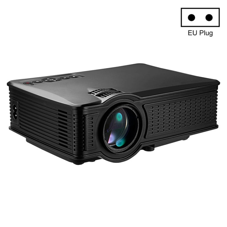LY-40 1800 流明 1280 x 800 家庭影院 LED 投影機，帶遙控器，歐規插頭，LY-40 歐規插頭