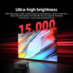 AUN U001 4K 18000流明便攜家庭影院LED高清數字投影機，美規插頭，英規插頭，澳規插頭