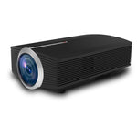 YG510 1200 LUX 800*480 LED 投影機 HD 家庭劇院，支援 HDMI、VGA、AV、TF 及 USB，YG510 黑色