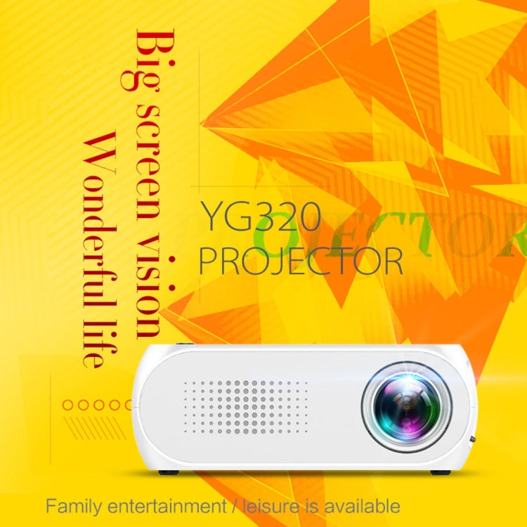 YG320 320*240 迷你 LED 投影機家庭劇院，支援 HDMI、AV、SD 及 USB