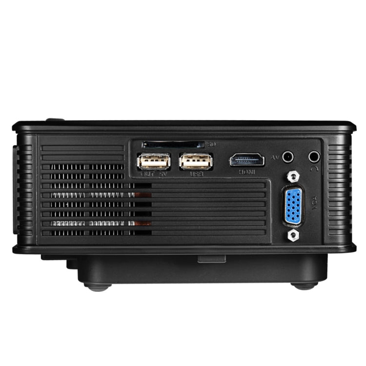 LY-50 1800 流明 1280x800 家庭劇院 LED 投影機，附遙控器，支援 AV、USB、VGA 及 HDMI，LY-50