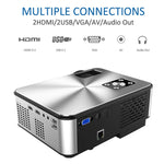 Cheerlux C9 1280x720 720P 高清智能投影機，支援 HDMI x 2 / USB x 2 / VGA / AV，C9（黑色），C9，C9（黑灰色）