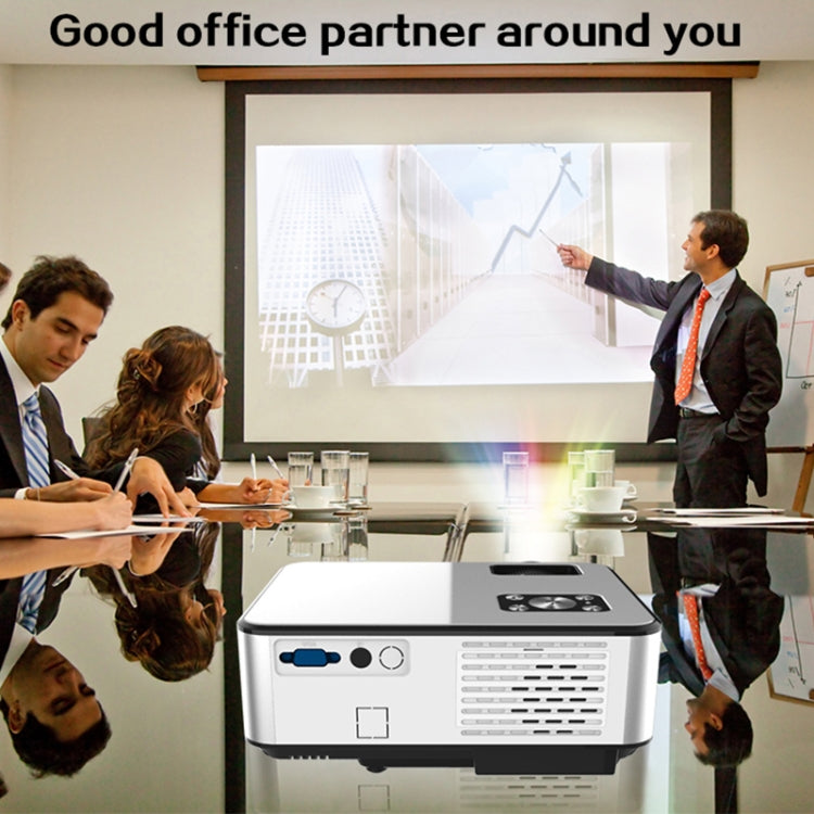 Cheerlux C9 1280x720 720P 高清智能投影機，支援 HDMI x 2 / USB x 2 / VGA / AV，C9（黑色），C9，C9（黑灰色）