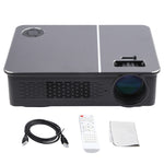 Wejoy L5 家庭影院可調光學梯形校正全高清1080P LED LCD視頻投影儀，帶遙控器