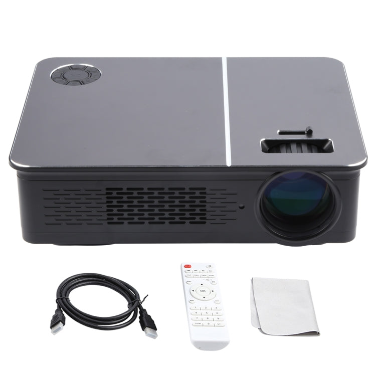 Wejoy L5 家庭影院可調光學梯形校正全高清1080P LED LCD視頻投影儀，帶遙控器