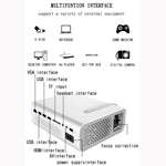 YG520 800x480 1800流明迷你LED投影儀家庭影院，支持HDMI、AV、SD、USB和VGA，手機版，手機版