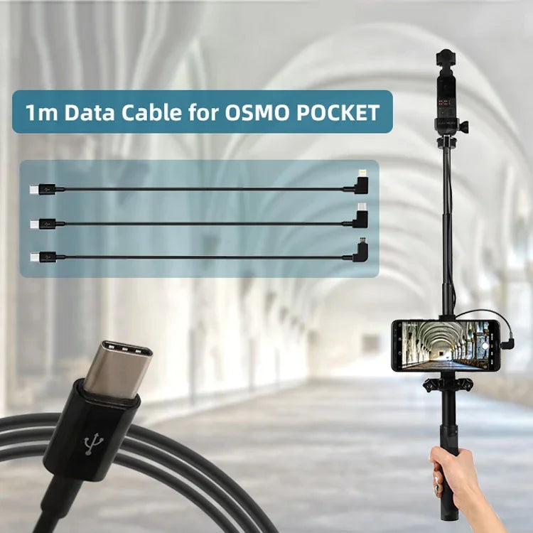 Sunnylife OP-X9208 DJI OSMO Pocket Type-C to Type-C 傳輸線，長度：1m，Type-C