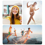 RUIGPRO 一體成型手持三腳架自拍棒伸縮獨腳架支架，適用 GoPro、Insta360、DJI 及其他運動相機，黑色