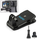 RUIGPRO 360 度旋轉背包 Rec-Mounts 夾式夾具支架，附螺絲，適用 GoPro、Insta360、DJI 及其他運動相機，360 度旋轉夾