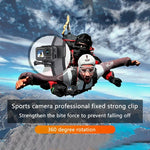 RUIGPRO 360 度旋轉背包 Rec-Mounts 夾式夾具支架，附螺絲，適用 GoPro、Insta360、DJI 及其他運動相機，360 度旋轉夾