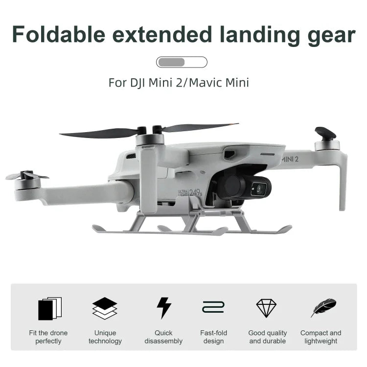 STARTRC 1106837 防震快拆防撞著陸架高度延長支架，適用於 DJI Mini 2 / Mavic Mini，適用於 DJI Mavic Mini