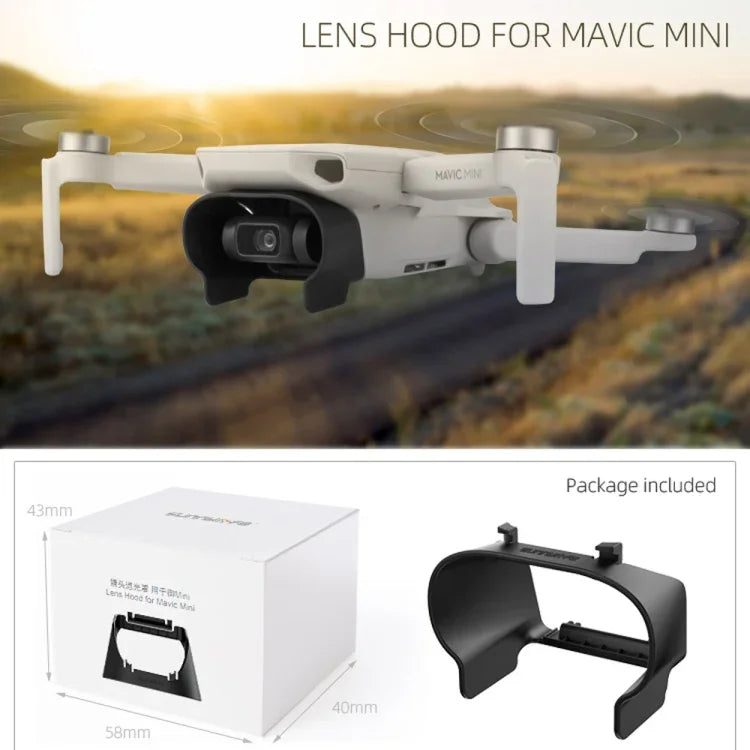 Sunnylife MM-Q9264 DJI Mavic mini / Mini 4K / DJI Mini 2 SE 相機鏡頭遮陽防眩光罩，適用 DJI Mavic mini