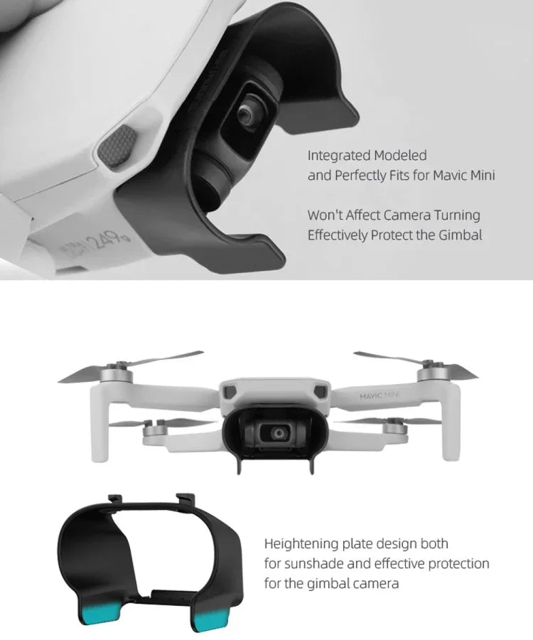 Sunnylife MM-Q9264 DJI Mavic mini / Mini 4K / DJI Mini 2 SE 相機鏡頭遮陽防眩光罩，適用 DJI Mavic mini