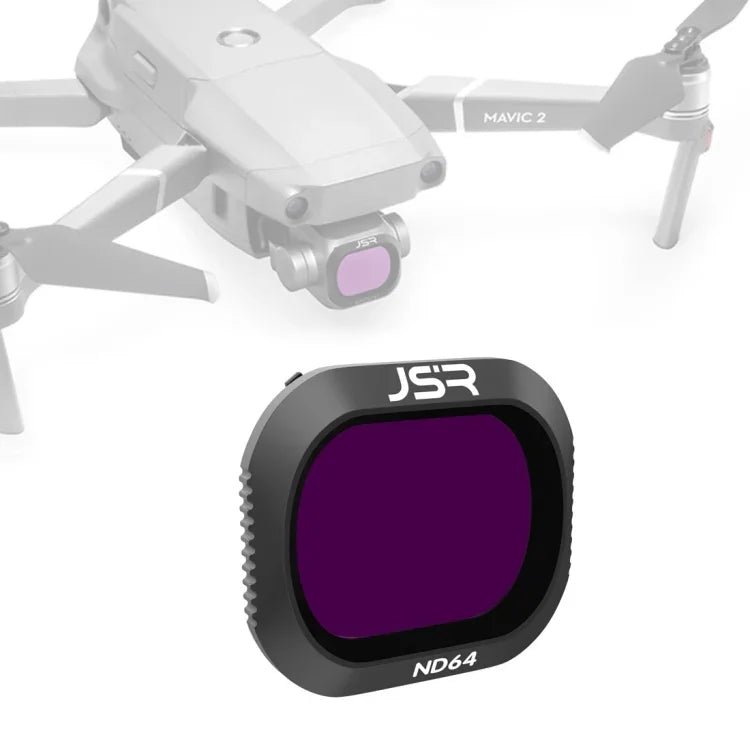 JSR 無人機 ND64 鏡頭濾鏡，適用 DJI MAVIC 2 Pro，ND64 濾鏡