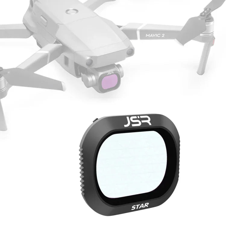 JSR 無人機 星光效果鏡頭濾鏡，適用 DJI MAVIC 2 Pro，星光濾鏡